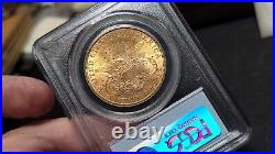 1900 Liberty Gold Double Eagle $20 PCGS 63 Rive d'Or Collection