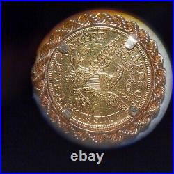1907 D 5 gold coin On 14k Pendant From The Bo Gater Collection