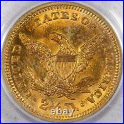 1907 Liberty Head Quarter Eagle MS 63 PCGS 90% Gold $2.50 US Coin Collectible