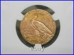 1909 D $5 Gold Indian Half Eagle NGC UNC Detail East Coast Coin & Collectable