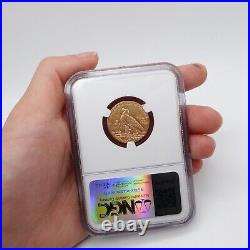 1909 D $5 Gold Indian Head Half Eagle Coin E. Musheyev Collection NGG AU 58