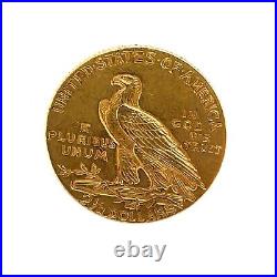 1910 $2.50 Indian Head Quarter Eagle Pre 1933 Gold Coin Collection