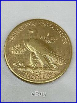 1910 S San Francisco Mint $10 Dollar Indian Head Gold Collectible Coin