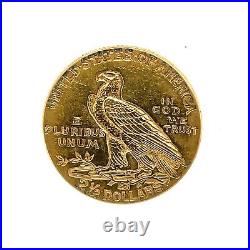 1911 $2.50 Indian Head Quarter Eagle Pre 1933 Gold Coin Collection