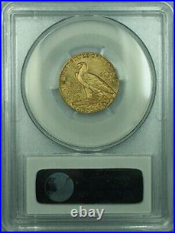 1911 Indian Head Half Eagle $5 Gold Coin PCGS AU-58 Rive d'Or Collection