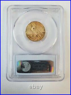 1912 $5 Five Dollar Indian Head Gold Coin Rive d'Or Collection PCGS MS61