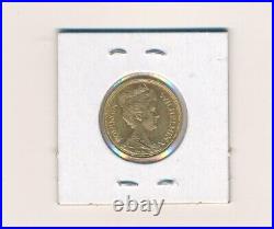 1912 Netherlands Gold Coin rare collectibles coin graded gold 5 Gulden 3.36 gram
