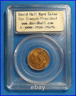 1913 20 French Franc Gold Rooster Coin. 2005 David Hall Collection Very Rare Gem