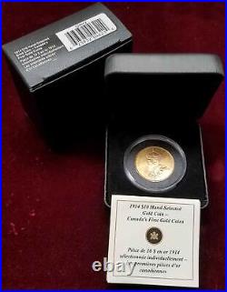 1914 Canada Gold $10 Hand Selected Bank of Canada Vaults Collection Holo