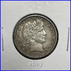 1914 P AU Barber Silver Quarter Coin Collection