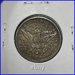 1914 P AU Barber Silver Quarter Coin Collection