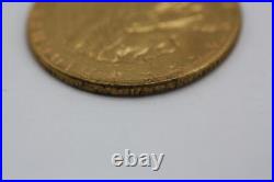 1915 $2.50 Quarter Eagle Indian Head US Gold Coin Rare Highly Collectible