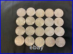 1921 Morgan Dollar Mixed P D S Au / Unc 90% Silver Us Coins Bullion Collection