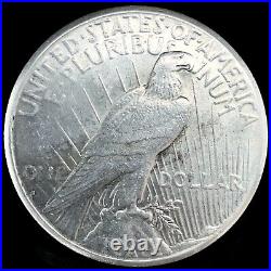 1924-S Peace Dollar, Choice AU + // UNC 90% Silver Collectible Coin #107