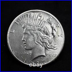 1927 P Peace Dollar 90% Silver AU/UNC. $1 U. S Collectible Coin #280