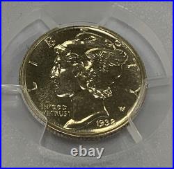 1938 Proof Mercury Dime PCGS PR-67 Gold Shield Wm Dominick Collection