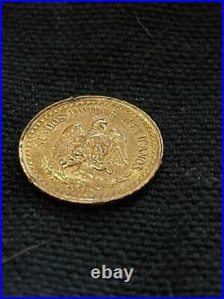 1945 Mexico 2.5 Peso Gold Coin Nice Coin Collectible