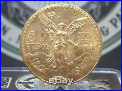 1947 Mexico Gold 50 Peso 1.2057 oz #1 East Coast Coin & Collectables, Inc