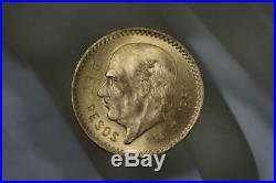 1959 Mexico 22K Gold 10 Pesos Coin. 900 Fine. 2411 oz Rare Collectible Currency