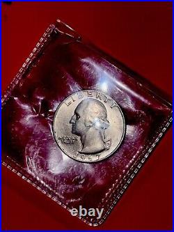 1967 No Mint Mark Coin And Coin Collection In Cherry Wood Case