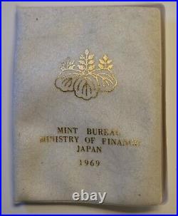 1969 Mint Bureau Ministry Of Finance Japan Uncirculated 5 Coin Set withOGP Rare