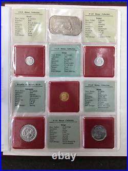 1979 & 1980 FAO 1 & 2 Money Collections 54 Coins (Gold, Silver, Copper)