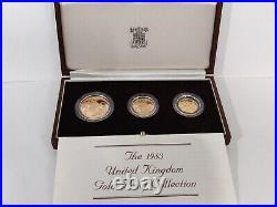 1983 United Kingdom Proof 22k Gold Coin Collection