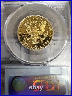 1984 W $10 Gold US Vault Collection Olympic Commemorative PCGS PR69DCAM RP-27