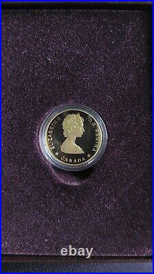1985 Canadian $100 22 Karat Gold Coin Proof Quality from the Royal Canadian Mint