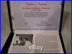 1986 STATUE OF LIBERTY CENTENNIAL COLLECTION GOLD over SILVER