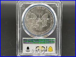 1986 Silver Eagle MS69 PCGS Gold Shield Collection Gorgeous Eye Appeal 43000742