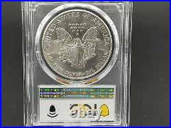 1986 Silver Eagle MS69 PCGS Gold Shield Collection Gorgeous Eye Appeal 43000746
