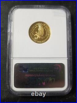 1986-W G$5 Liberty PF69 NGC US Vault Collection gold commemorative