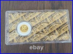 1987 1/10th Ounce. 999 Walt Disney Snow White 50th Anniversary THE WITCH Gold