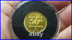 1987 Disney Snow White 1/4 oz. Gold. 999 Coin 50th Anniversary withCOA & BOX