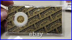 1987 Disney Snow White Dopey 1/10th oz Gold. 999 Coin 50th Anniversary withCOA
