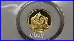 1987 Disney Snow White WITCH 1/10th oz Gold. 999 Coin 50th Anniversary withCOA