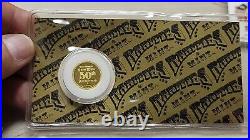 1987 Disney Snow White WITCH 1/10th oz Gold. 999 Coin 50th Anniversary withCOA