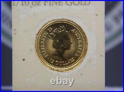 1987 Perth Mint 1/10oz Gold LITTLE HERO Nugget East Coast Coin & Collectables
