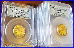 1987-W US Vault Collection Gold $5 Constitution Proof PCGS PF70 DCAM (1) Coin