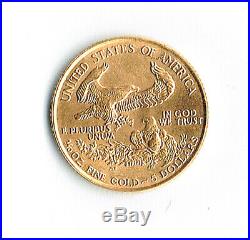 1988 $5 Gold Eagle 1/10th ounce Lowest Mintage Collectible