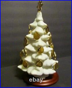 1988 Franklin Mint Christmas Advent Calendar Tree & 24 kt Gold Coin Ornaments