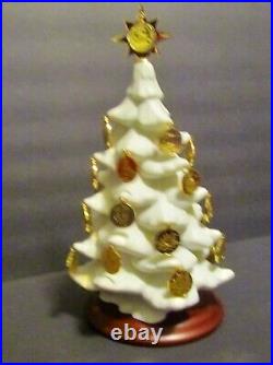 1988 Franklin Mint Christmas Advent Calendar Tree & 24 kt Gold Coin Ornaments