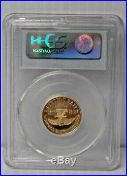 1989-W U. S. Vault Collection PCGS PR69DAM $5 Congress Gold Commemorative Coin