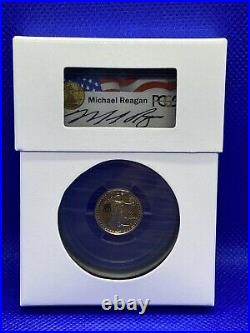 1990-p $5 Gold Eagle Pcgs Pr70dcam Reagan Legacy Series -highly Collectable