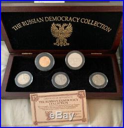 1991 1992 Russia 100 Roubles Michael Lomonoson Gold Coin Democracy Collection