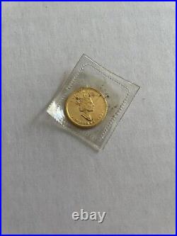 1991 Canada 5 Dollars Fine Gold Bullion 1/10 oz Coin Howard Hesseman Collection