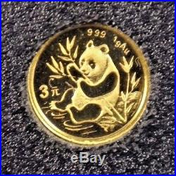 1991 China 10th Anniversary Panda Collection Coin Set Box COA Lim. Ed. 84 of 750