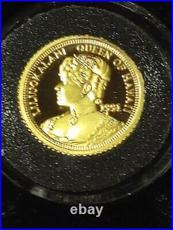 1991 Hawaiian Regency Collection- Gold, Silver, Platinum Coins Royal Hawaiian Mint