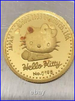 1993 1/10 OZ Hello-Kitty K24 Gold Coin